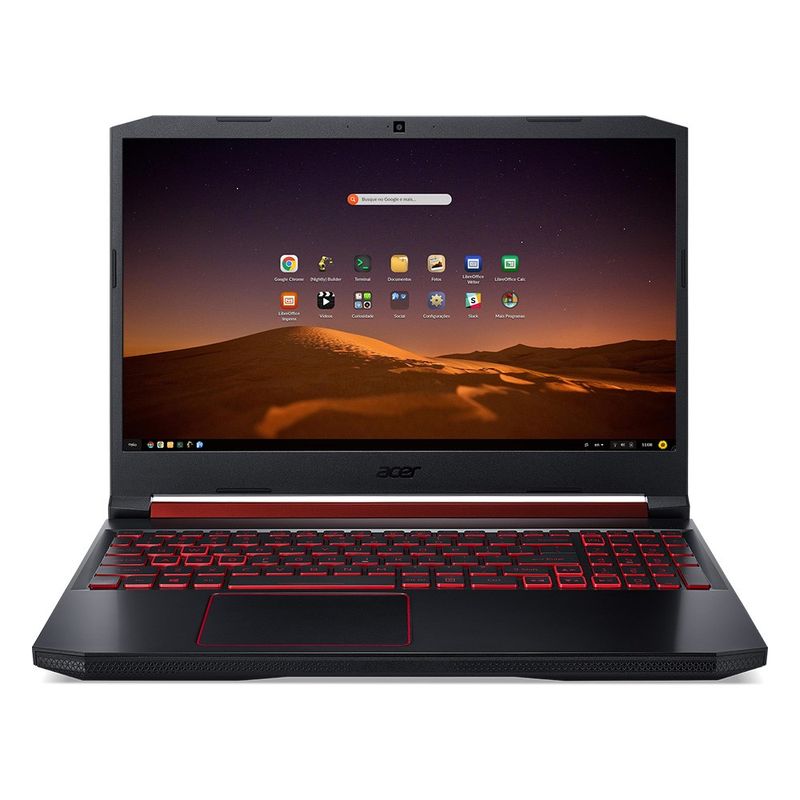 Notebookgamer - Acer An515-54-574q I5-9300h 2.40ghz 8gb 512gb Ssd Geforce Gtx 1650 Endless os Nitro 5 15,6" Polegadas
