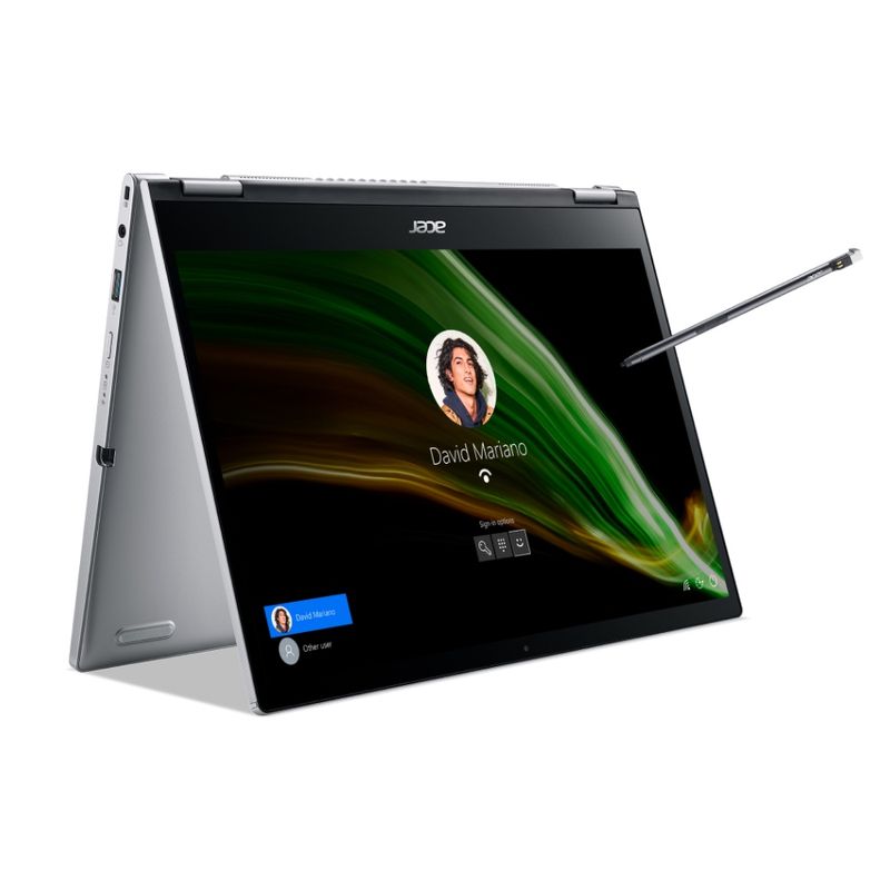 Notebook - Acer Sp313-51n-54v4 I5-1135g7 2.40ghz 8gb 512gb Ssd Intel Iris Xe Graphics Windows 10 Home Spin 3 C/ Caneta 13,3" Polegadas