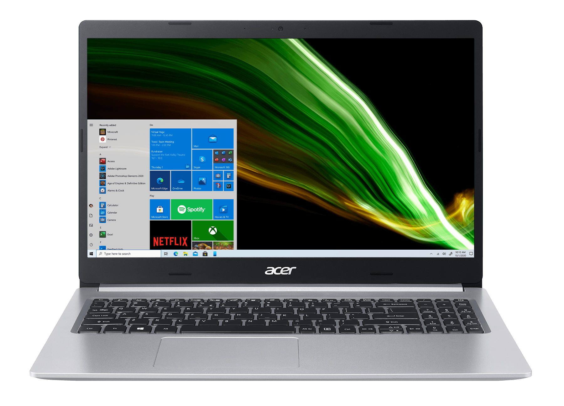 Notebook Acer Aspire 5 A515-54G-59KV Intel Core i5 10ª Gen Windows 10 Home 8GB 256GB SDD MX250 15,6&apos;
