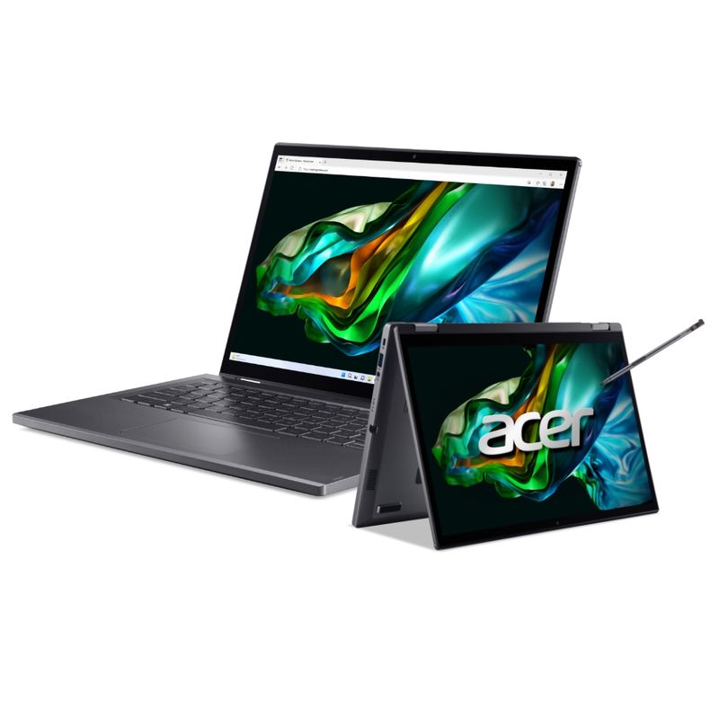 Notebook - Acer A5sp14-51mtn-51zx I5-1335u 4.0ghz 8gb 512gb Ssd Intel Iris Xe Graphics Windows 11 Home Aspire 5 14
