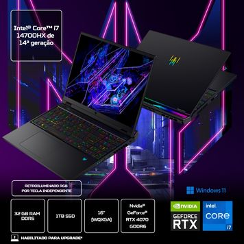 Notebook Predator Helios