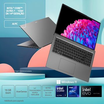 Notebook Acer Swift GO AI PC