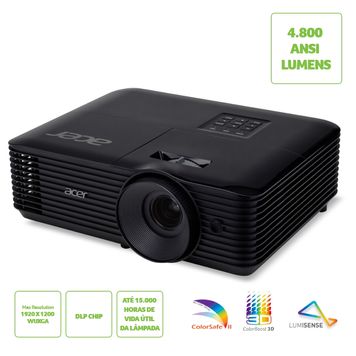 Projetor Acer WUXGA 4.800 ANSI Lumens