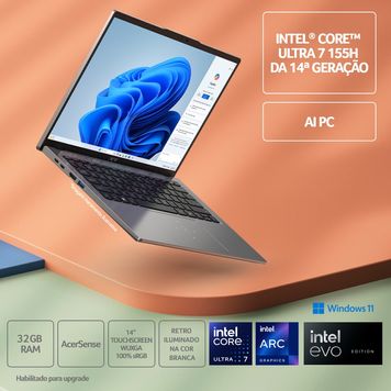 Notebook Acer Swift GO AI PC