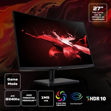 Monitor Acer Gamer Nitro  27”