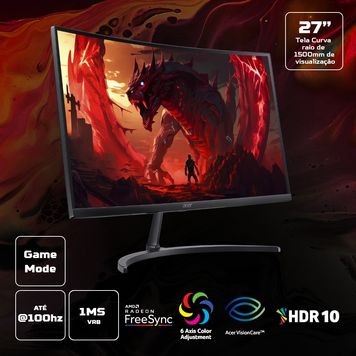 Monitor Acer Gamer Nitro 27”