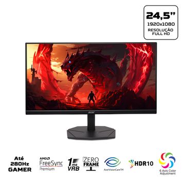 Monitor Gamer Acer Nitro 24.5"