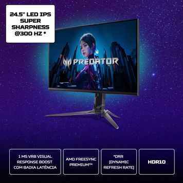Monitor Gamer Predator 24.5”
