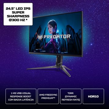 Monitor Gamer Predator 24.5”