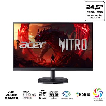 Monitor Gamer Acer Nitro 24.5"