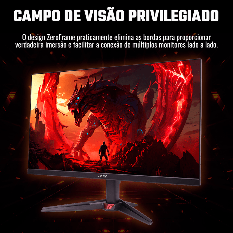 Monitor Gamer Acer Nitro VG240Y X1biip Tela 23.8